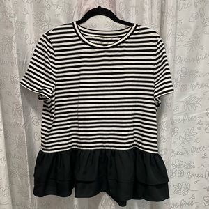Kate Spade peplum shirt